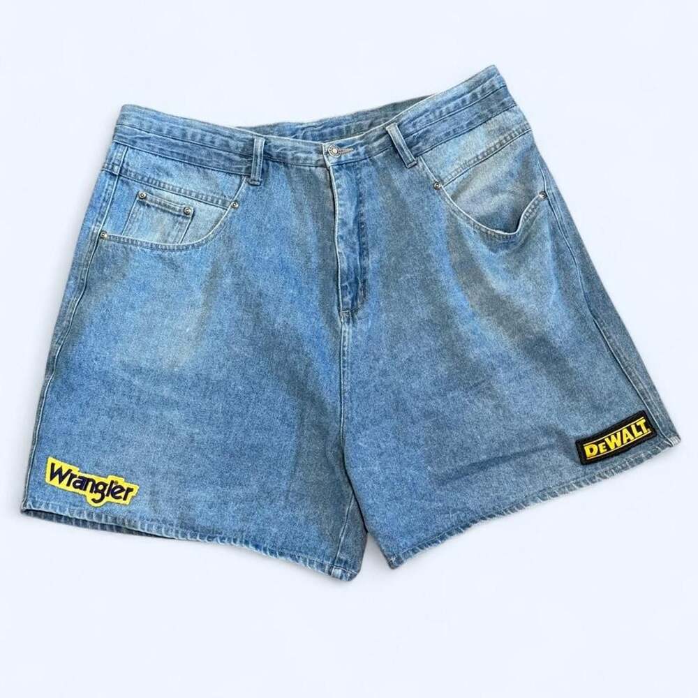 Vintage Baccini Custom Workwear Denim Shorts 20W Baggy Skater